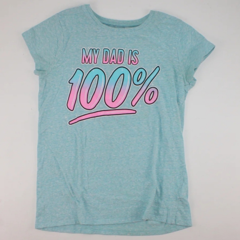 The Children's Place Mint Short Sleeve Tee - 1" Depth, 25" Height, 16" Length